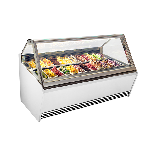 Prosky冰棒冰柜现代大型自动冻土盒商业冰淇淋带有屏幕